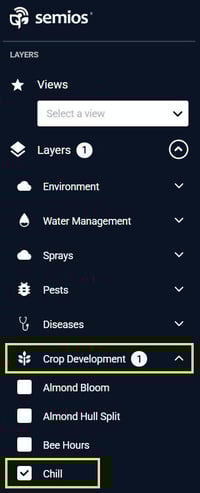 A screenshot of Semios Hub