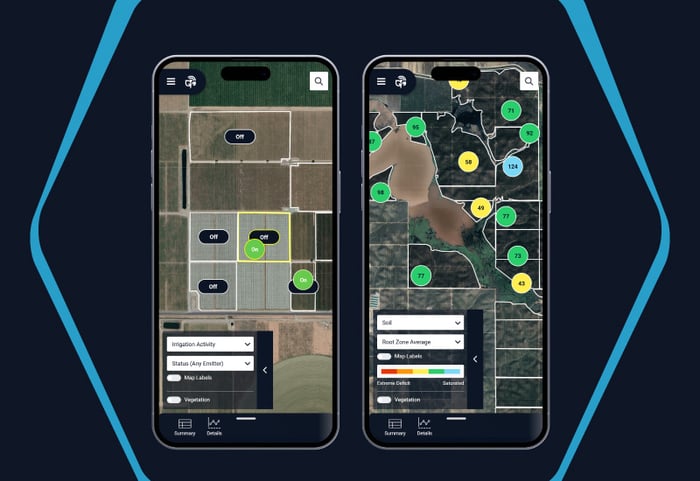 Screenshot of the Semios Hub app on a mobile device