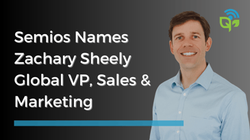 Semios Names Zachary Sheely Global Vice President, Sales & Marketing